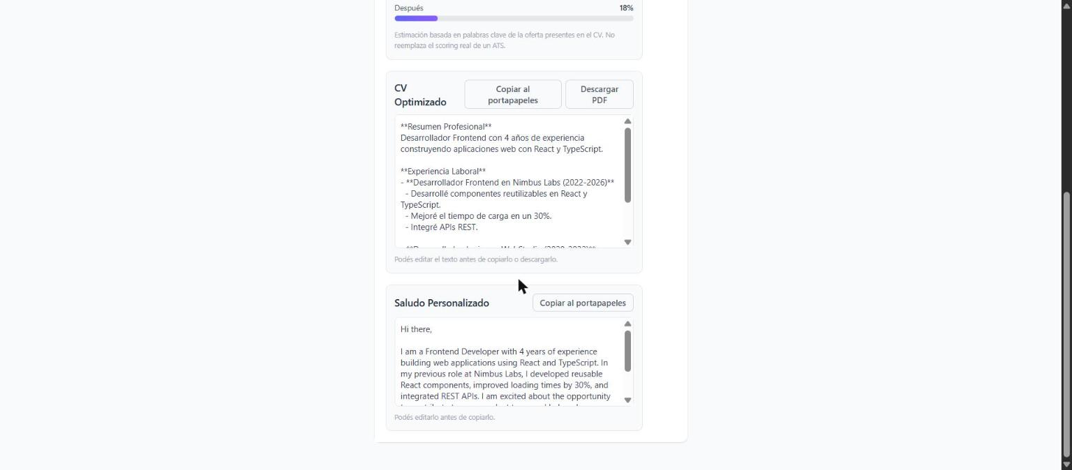 Captura 2 de CV Optimizer