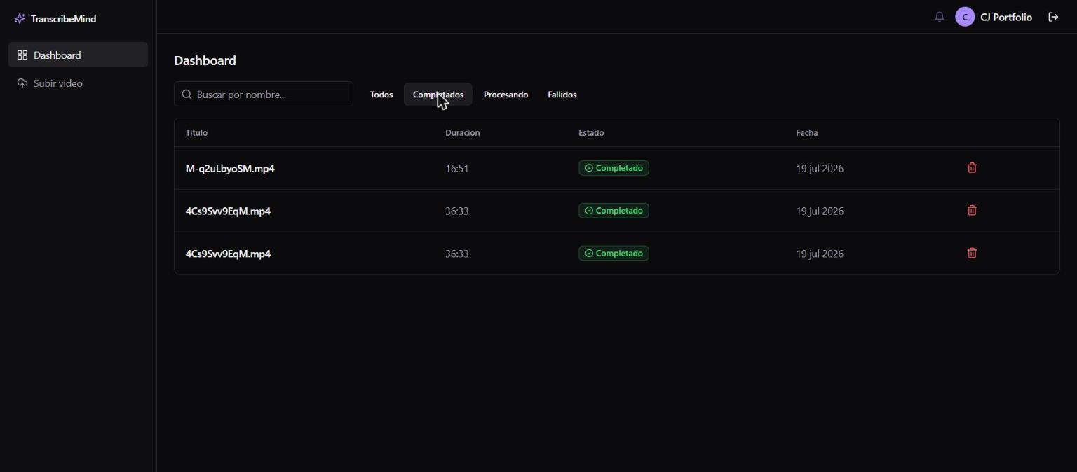 Captura 3 de TranscribeMind